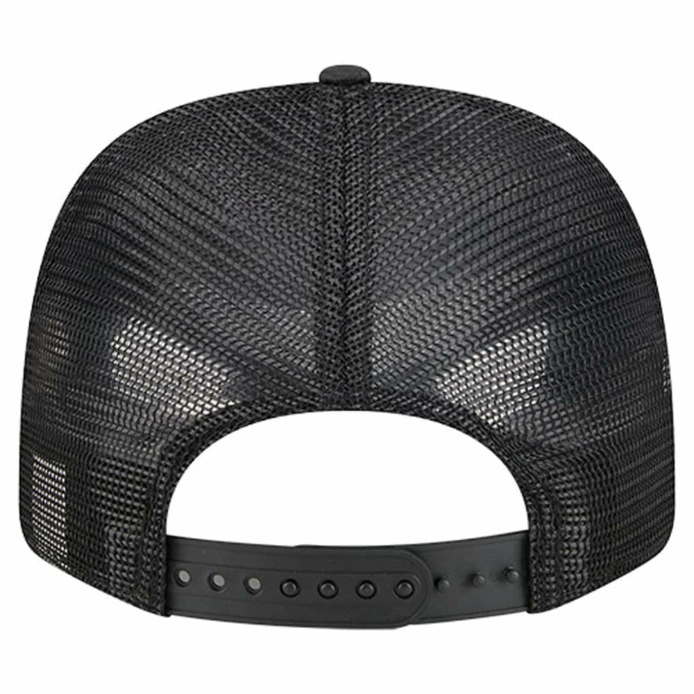 Los Angeles Kings New Era Quilted Nylon 9SEVENTY Adjustable Trucker Hat - Black | US 202715657
