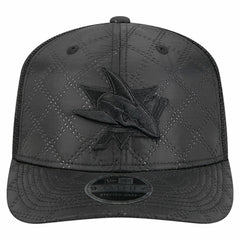 San Jose Sharks New Era Quilted Nylon 9SEVENTY Adjustable Trucker Hat - Black | US 202715661