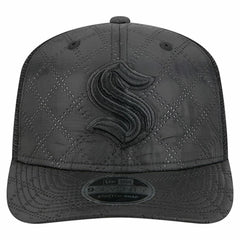 Seattle Kraken New Era Quilted Nylon 9SEVENTY Adjustable Trucker Hat - Black | US 202715662