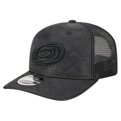 Carolina Hurricanes New Era Quilted Nylon 9SEVENTY Adjustable Trucker Hat - Black | US 202715667