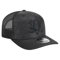 Anaheim Ducks New Era Quilted Nylon 9SEVENTY Adjustable Trucker Hat - Black | US 202715668