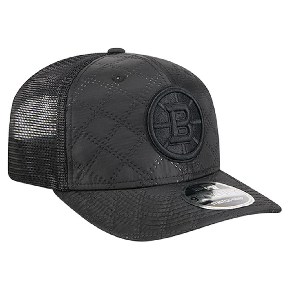 Boston Bruins New Era Quilted Nylon 9SEVENTY Adjustable Trucker Hat - Black | US 202715669