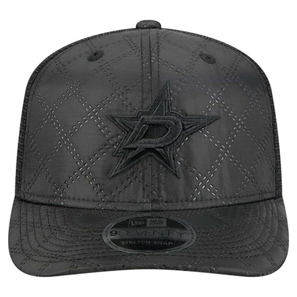 Dallas Stars New Era Quilted Nylon 9SEVENTY Adjustable Trucker Hat - Black | US 202715671