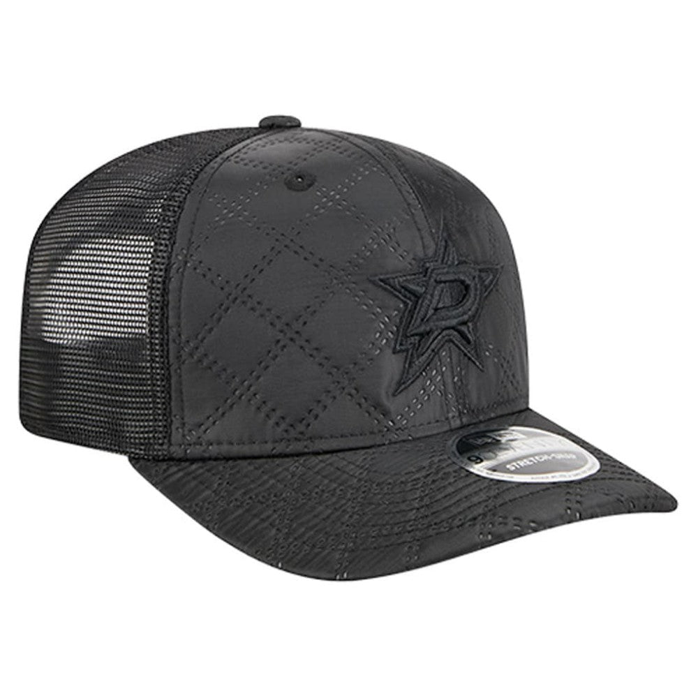 Dallas Stars New Era Quilted Nylon 9SEVENTY Adjustable Trucker Hat - Black | US 202715671