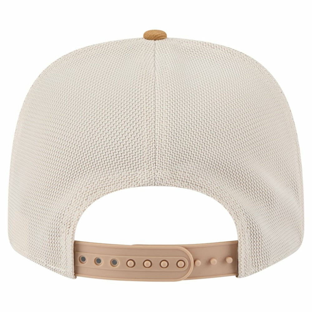New Jersey Devils New Era Two-Tone Trucker 9SEVENTY Stretch Snap Adjustable Hat - Tan/Light Brown | US 202715682