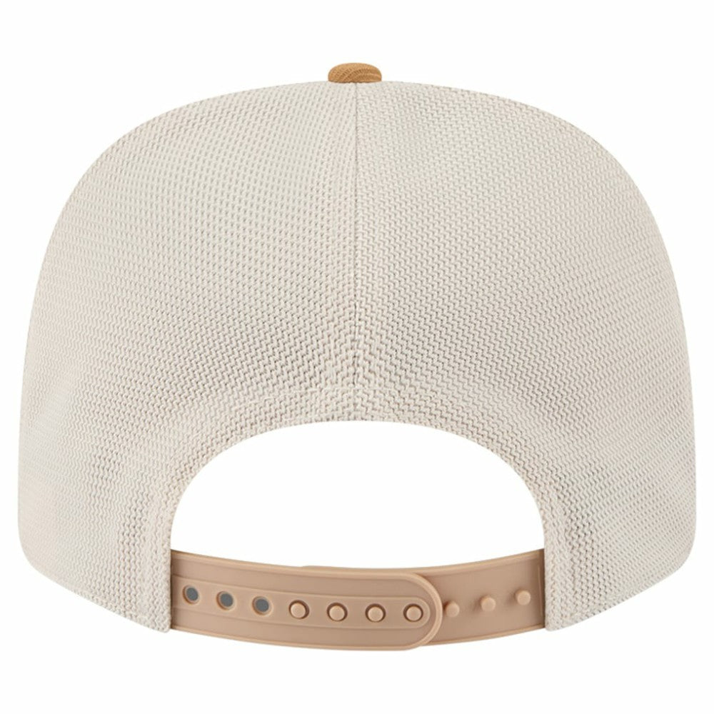 New York Rangers New Era Two-Tone Trucker 9SEVENTY Stretch Snap Adjustable Hat - Tan/Light Brown | US 202715683