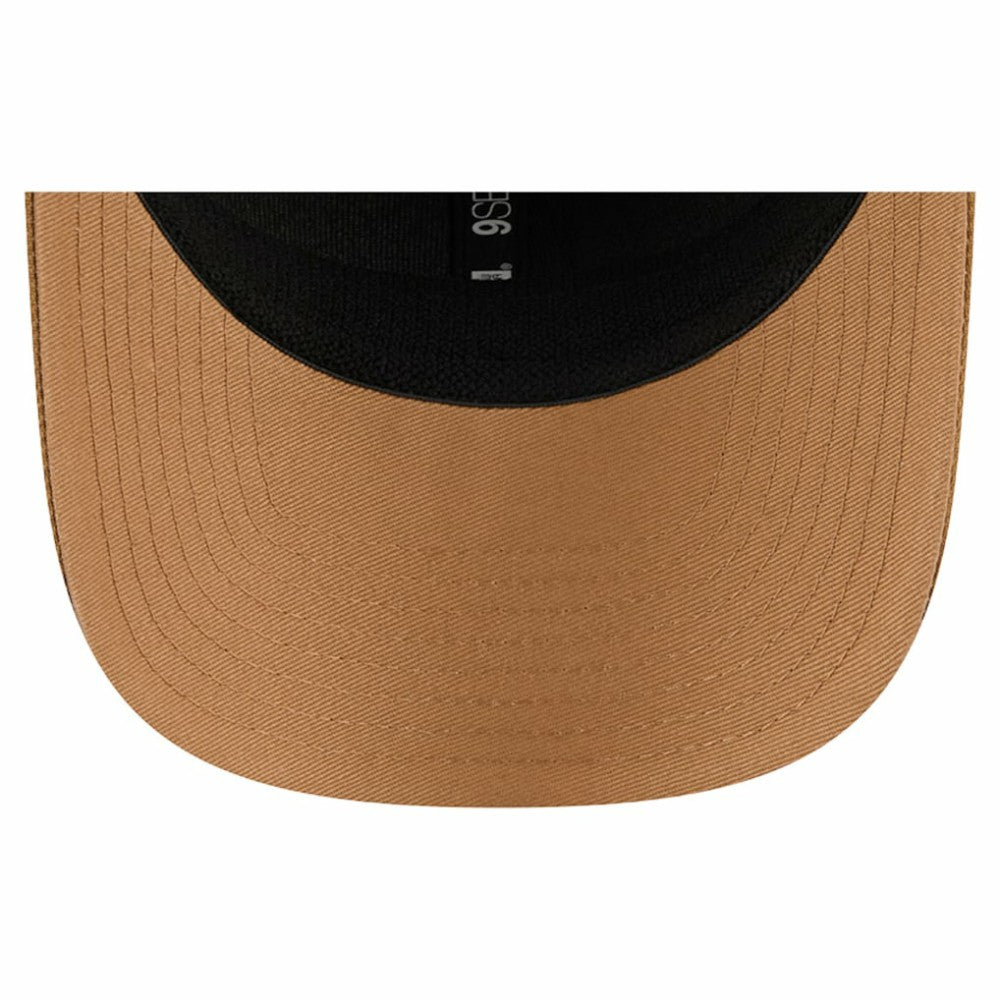 Vegas Golden Knights New Era Two-Tone Trucker 9SEVENTY Stretch Snap Adjustable Hat - Tan/Light Brown | US 202715687