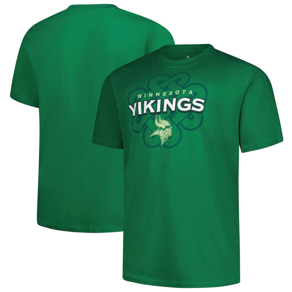 Minnesota Vikings Big & Tall Celtic T-Shirt - Kelly Green T-shirts