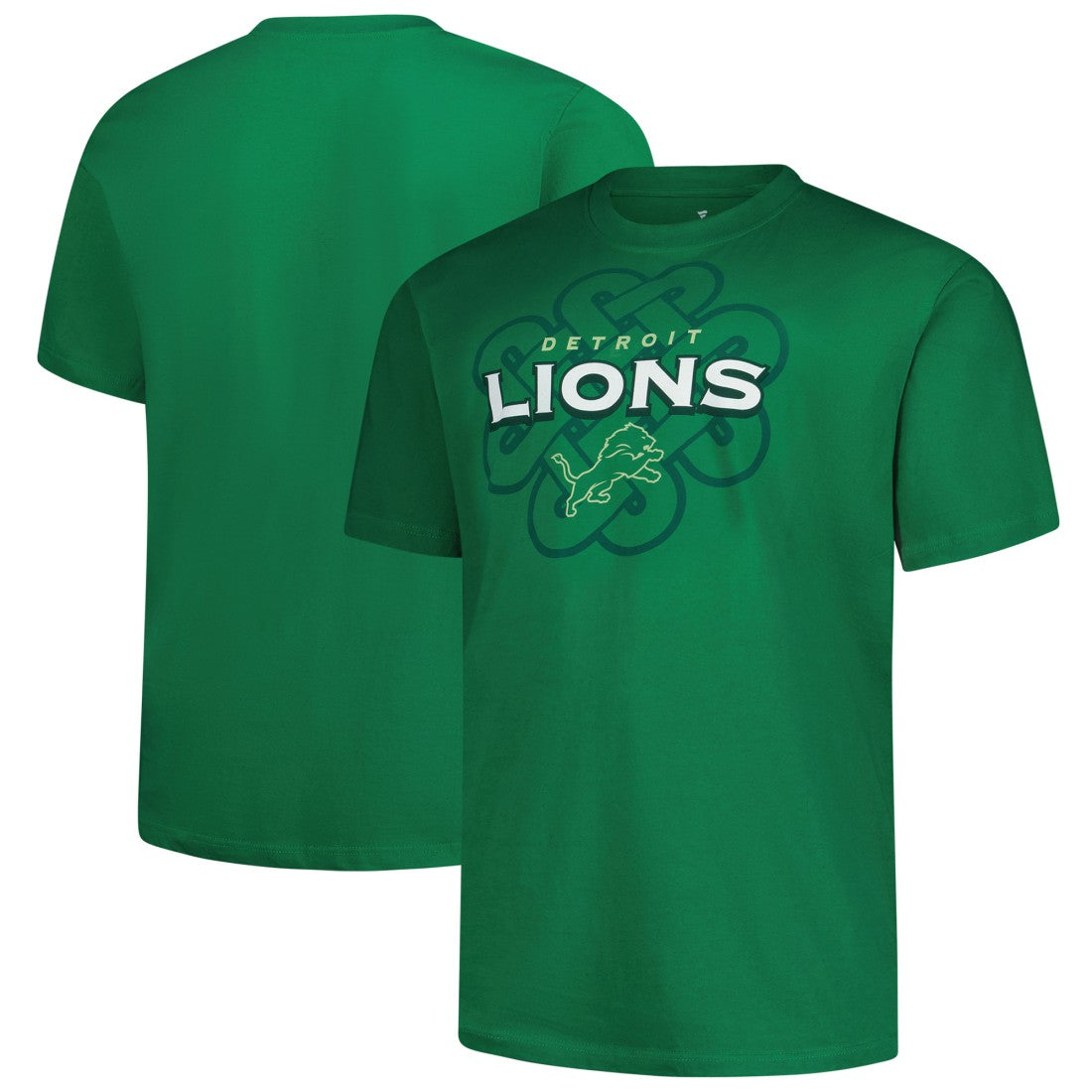 Detroit Lions Big & Tall Celtic T-Shirt - Kelly Green T-shirts