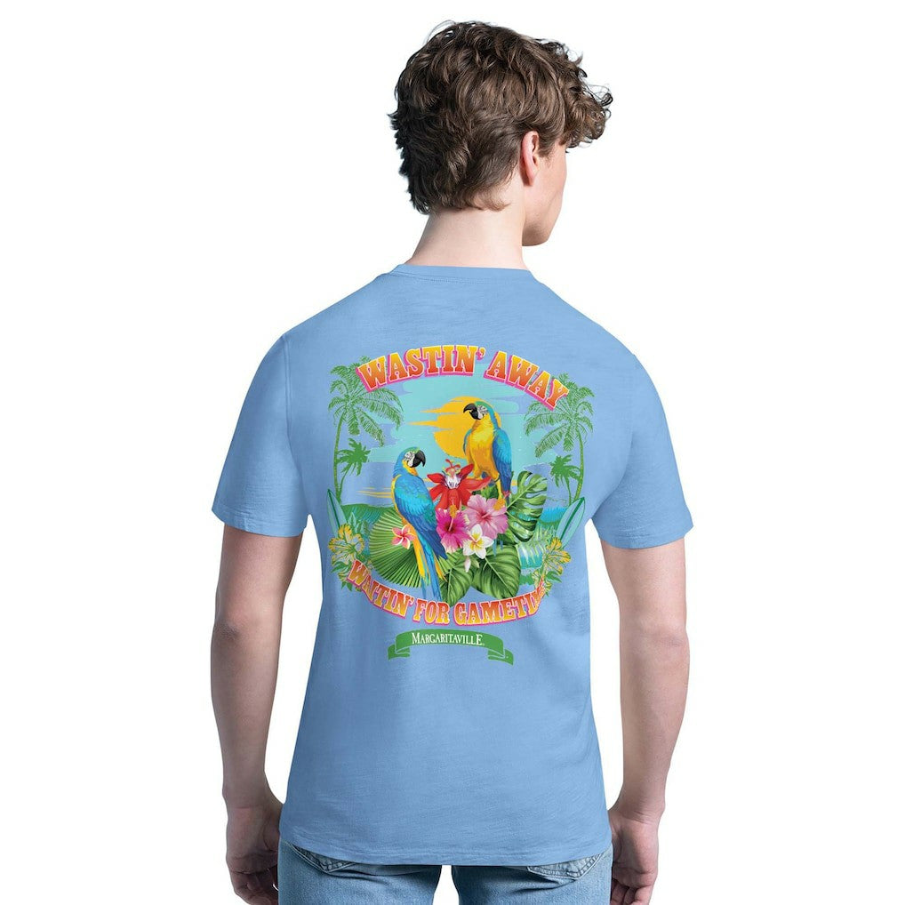 Dallas Cowboys Margaritaville Waitin' For Gametime T-Shirt - Light Blue T-shirts