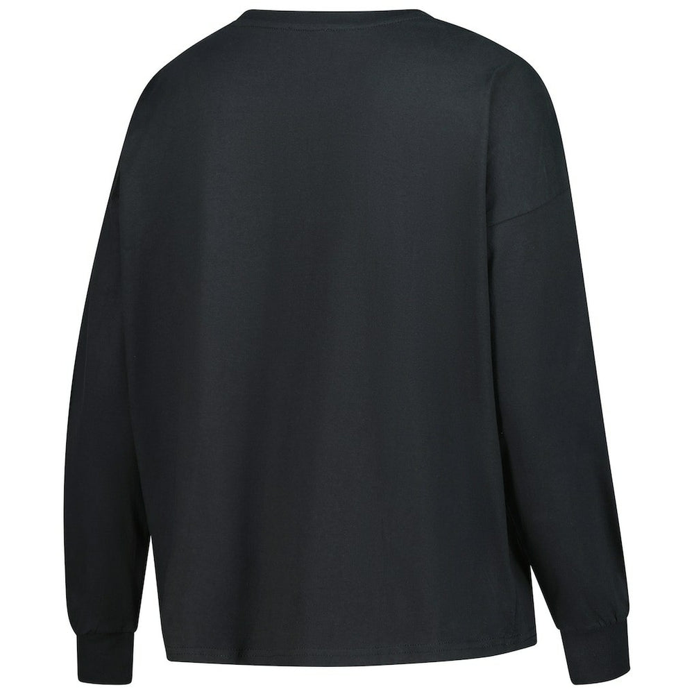 Minnesota Vikings '47 Women's Plus Size Muse Sydney Long Sleeve T-Shirt - Black T-shirts