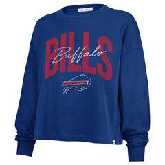 Buffalo Bills '47 Women's Plus Size Muse Sydney Long Sleeve T-Shirt - Royal T-shirts