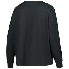 Detroit Lions '47 Women's Plus Size Muse Sydney Long Sleeve T-Shirt - Black T-shirts