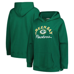 Green Bay Packers '47 Women's Plus Size Whirlwind Naomi Hoodie - Green Hoodies