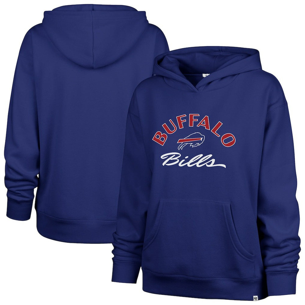 Buffalo Bills '47 Women's Plus Size Whirlwind Naomi Hoodie - Royal Hoodies
