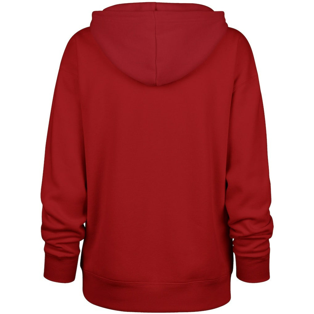 San Francisco 49ers '47 Women's Plus Size Whirlwind Naomi Hoodie - Scarlet Hoodies