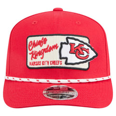 Kansas City Chiefs New Era Chant 9SEVENTY Stretch-Snap Hat - Red Hats