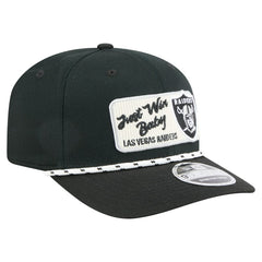 Las Vegas Raiders New Era Chant 9SEVENTY Stretch-Snap Hat - Black Hats