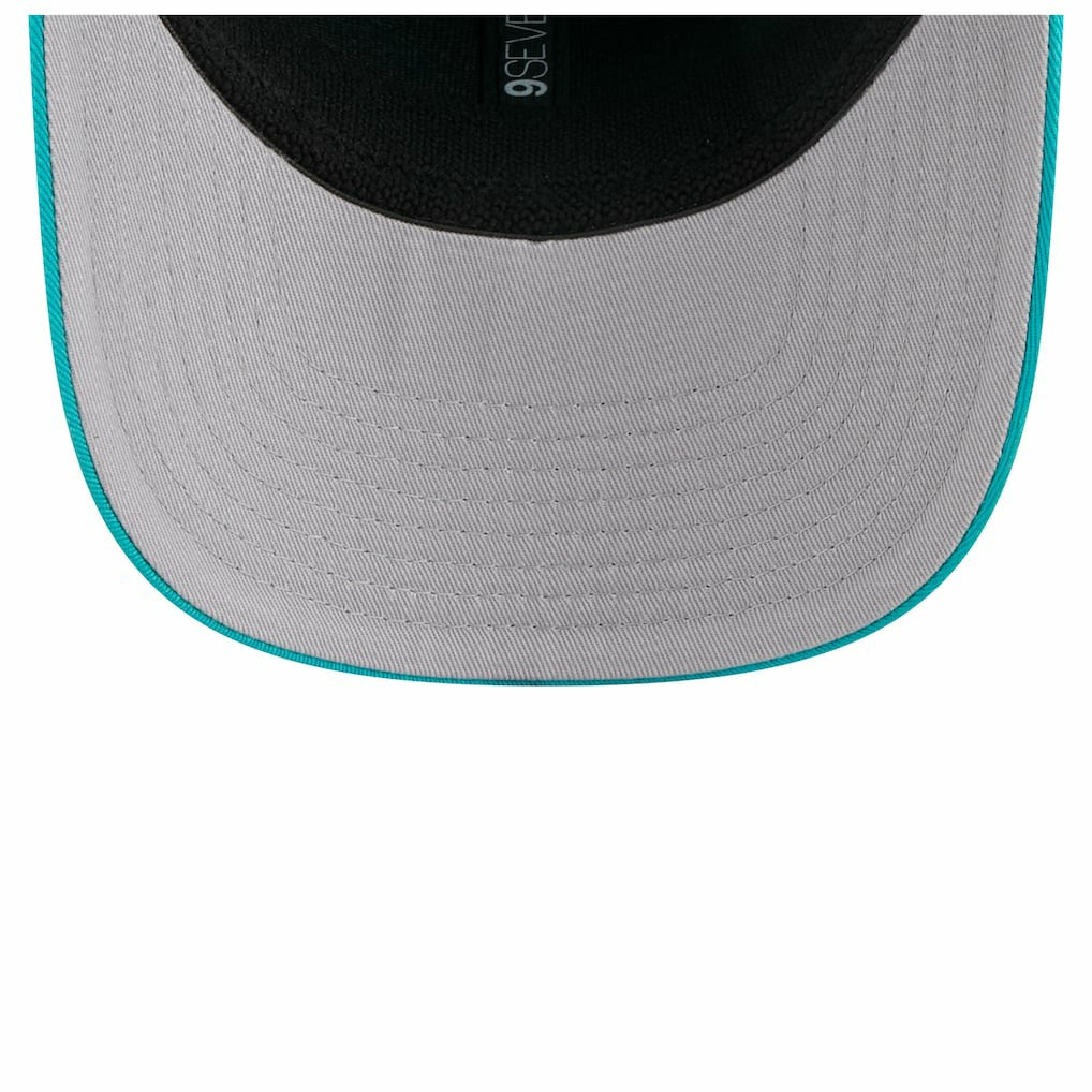 Miami Dolphins New Era Chant 9SEVENTY Stretch-Snap Hat - Aqua Hats