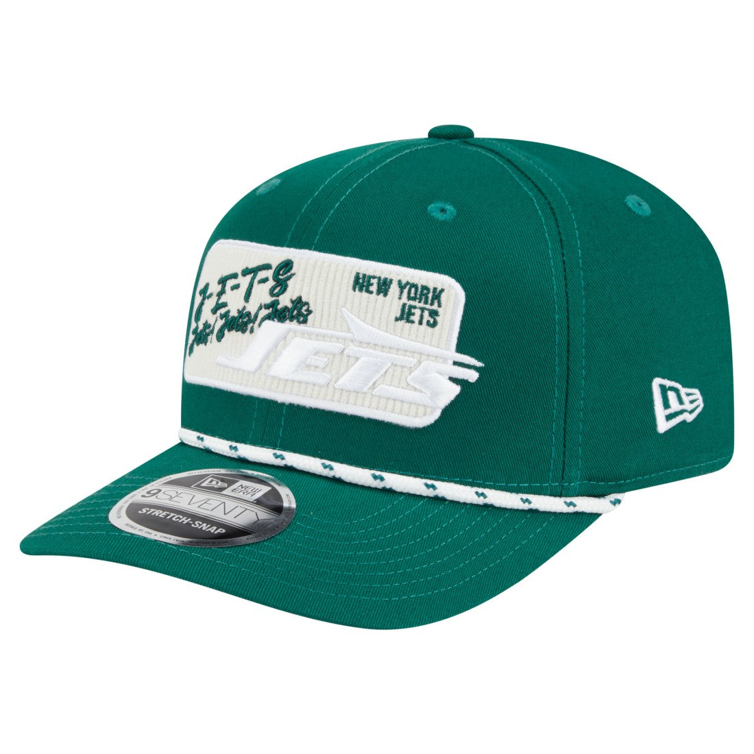 New York Jets New Era Chant 9SEVENTY Stretch-Snap Hat - Green Hats