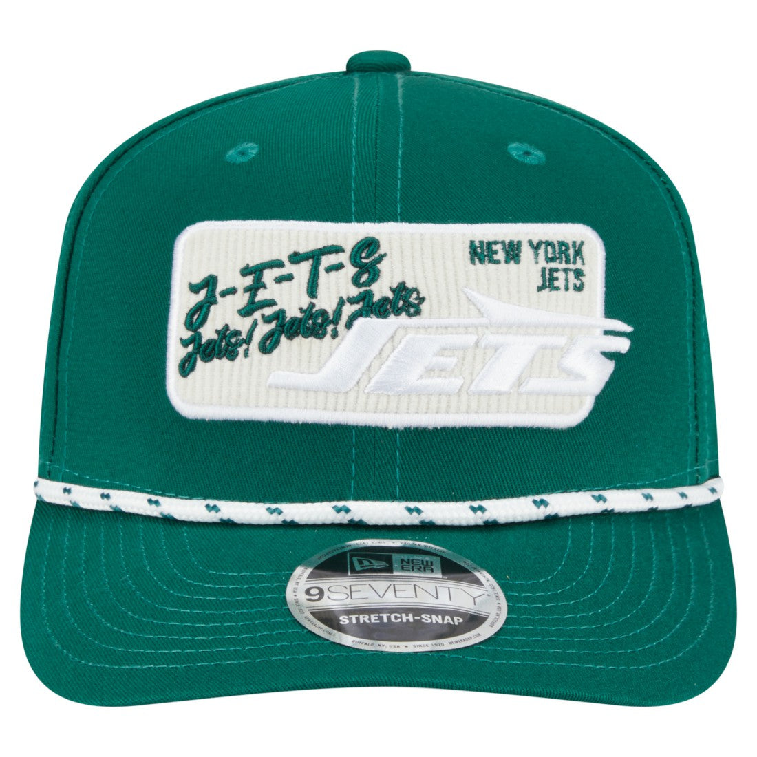 New York Jets New Era Chant 9SEVENTY Stretch-Snap Hat - Green Hats
