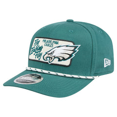 Philadelphia Eagles New Era Chant 9SEVENTY Stretch-Snap Hat - Midnight Green Hats