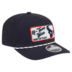 Houston Texans New Era Chant 9SEVENTY Stretch-Snap Hat - Navy Hats