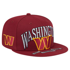 Washington Commanders New Era Oversized 59FIFTY Fitted Hat - Burgundy Hats