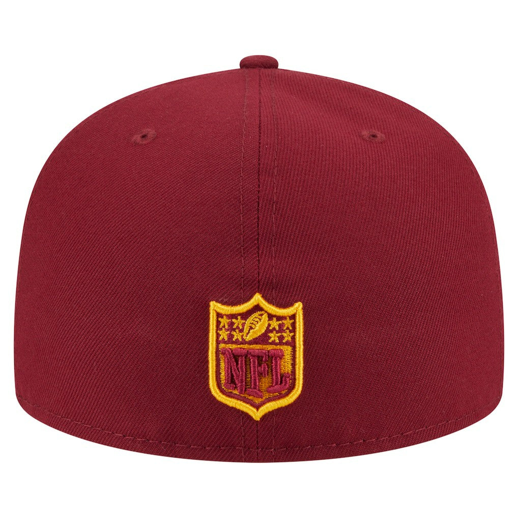 Washington Commanders New Era Oversized 59FIFTY Fitted Hat - Burgundy Hats