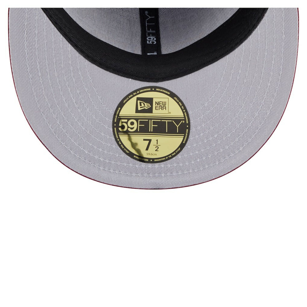 Washington Commanders New Era Oversized 59FIFTY Fitted Hat - Burgundy Hats