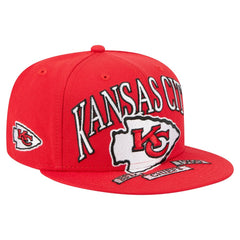 Kansas City Chiefs New Era Oversized 59FIFTY Fitted Hat - Red Hats