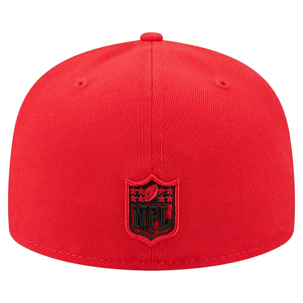 Kansas City Chiefs New Era Oversized 59FIFTY Fitted Hat - Red Hats