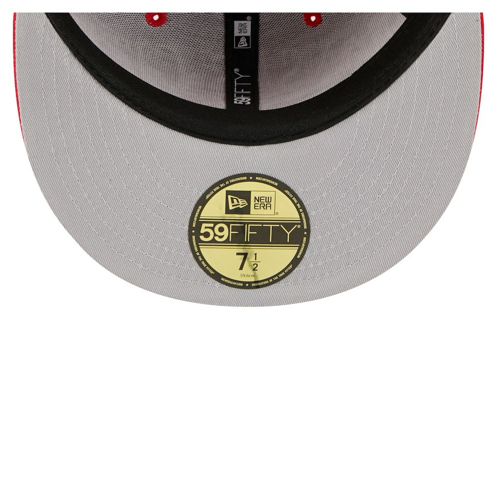 Kansas City Chiefs New Era Oversized 59FIFTY Fitted Hat - Red Hats