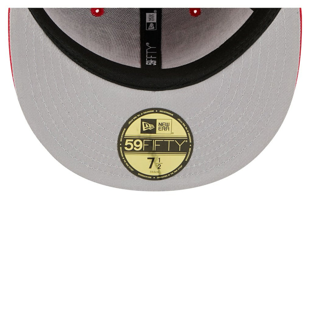 Kansas City Chiefs New Era Oversized 59FIFTY Fitted Hat - Red Hats