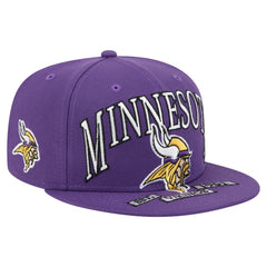 Minnesota Vikings New Era Oversized 59FIFTY Fitted Hat - Purple Hats