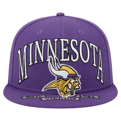 Minnesota Vikings New Era Oversized 59FIFTY Fitted Hat - Purple Hats
