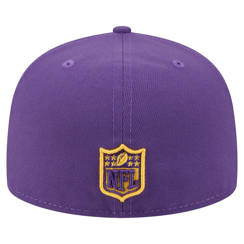 Minnesota Vikings New Era Oversized 59FIFTY Fitted Hat - Purple Hats