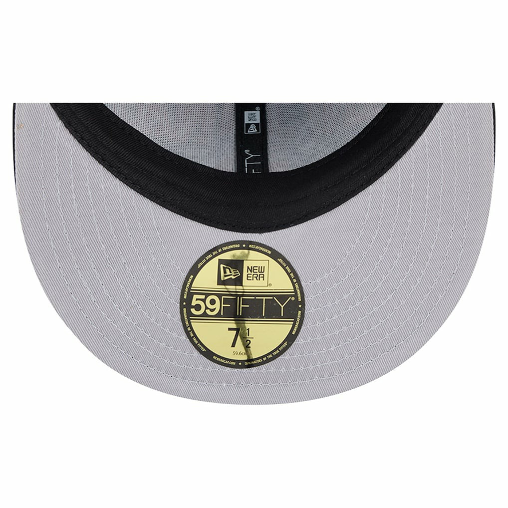 Cincinnati Bengals New Era Head Oversized 59FIFTY Fitted Hat - Black Hats
