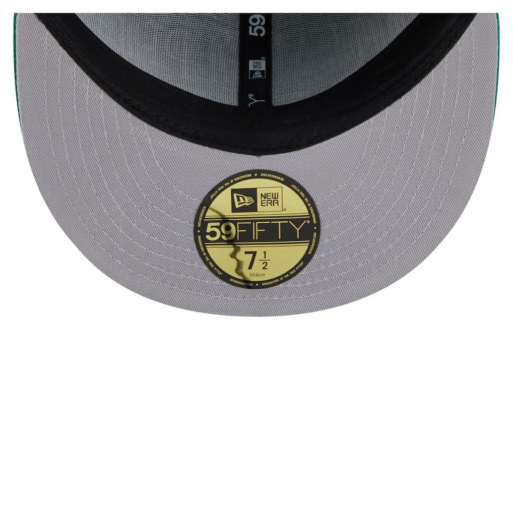 Philadelphia Eagles New Era Throwback Oversized 59FIFTY Fitted Hat - Kelly Green Hats