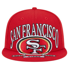 San Francisco 49ers New Era Oversized 59FIFTY Fitted Hat - Scarlet Hats