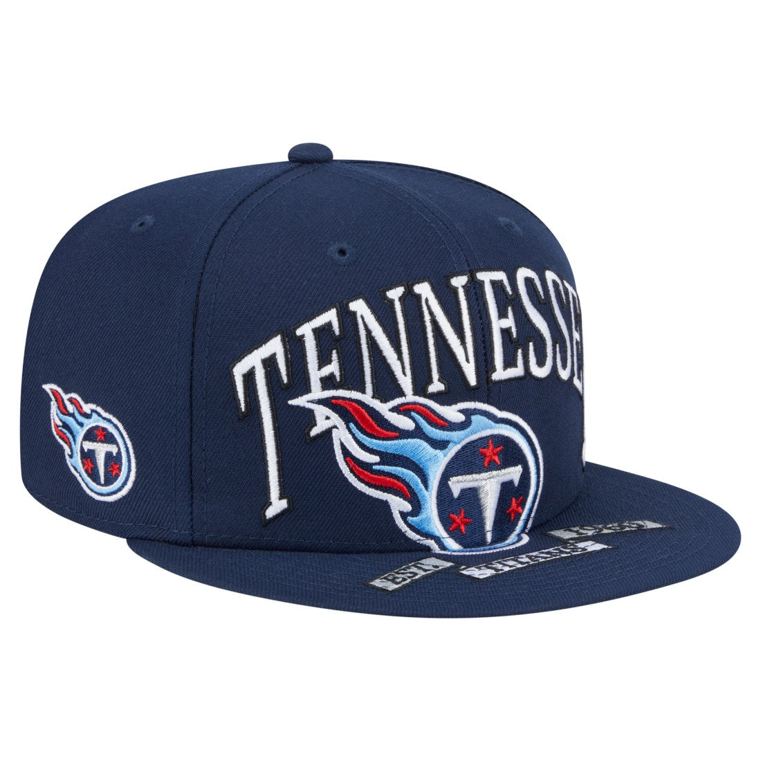 Tennessee Titans New Era Oversized 59FIFTY Fitted Hat - Navy Hats