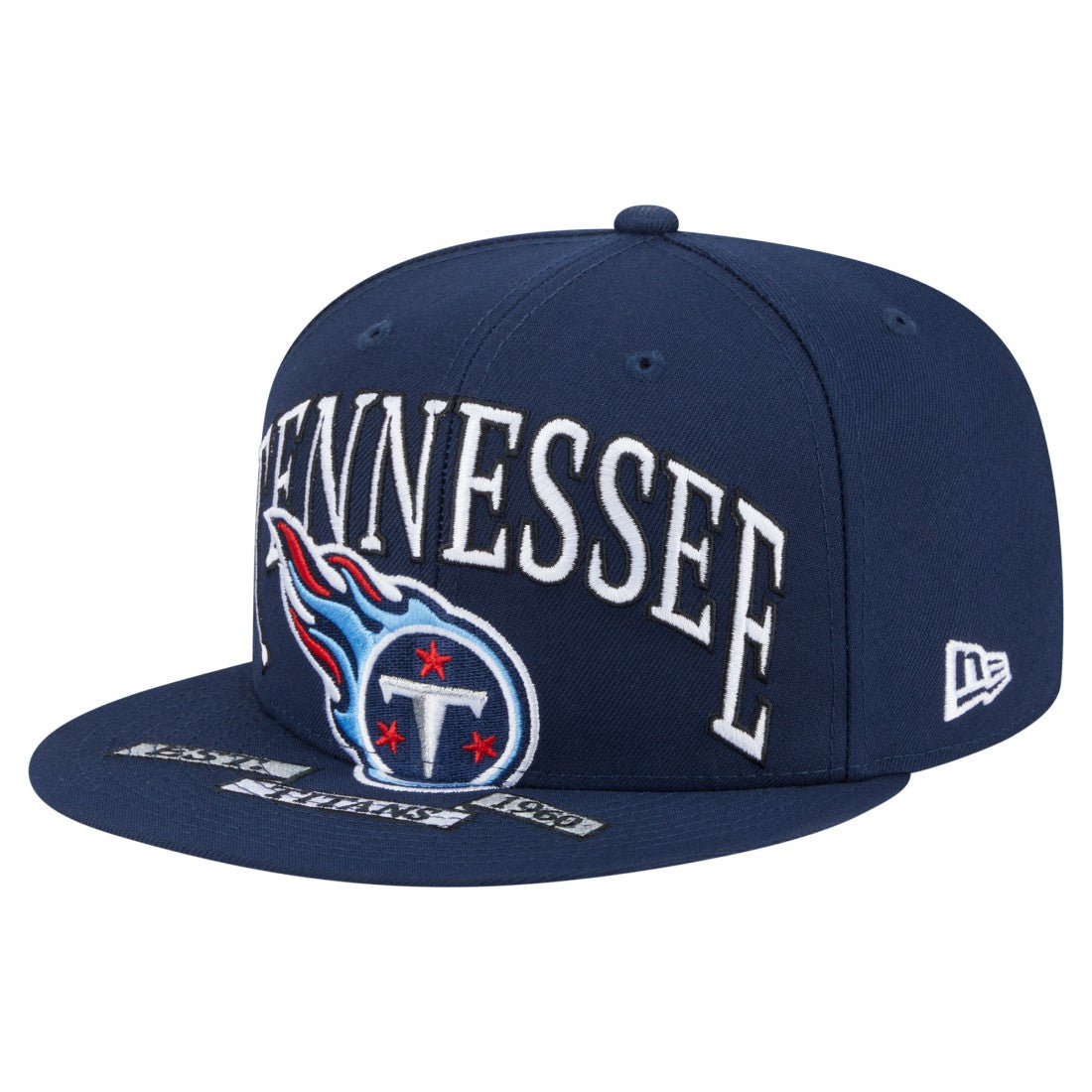 Tennessee Titans New Era Oversized 59FIFTY Fitted Hat - Navy Hats