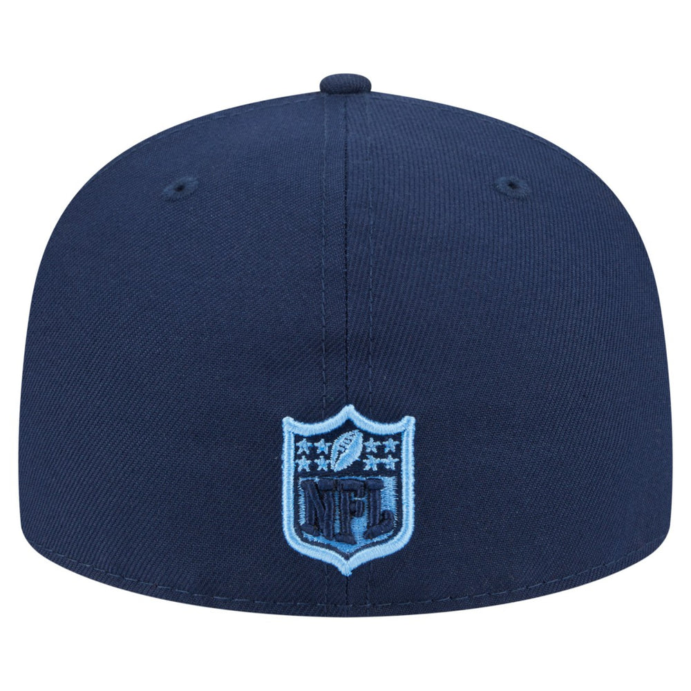 Tennessee Titans New Era Oversized 59FIFTY Fitted Hat - Navy Hats