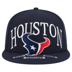Houston Texans New Era Oversized 59FIFTY Fitted Hat - Navy Hats