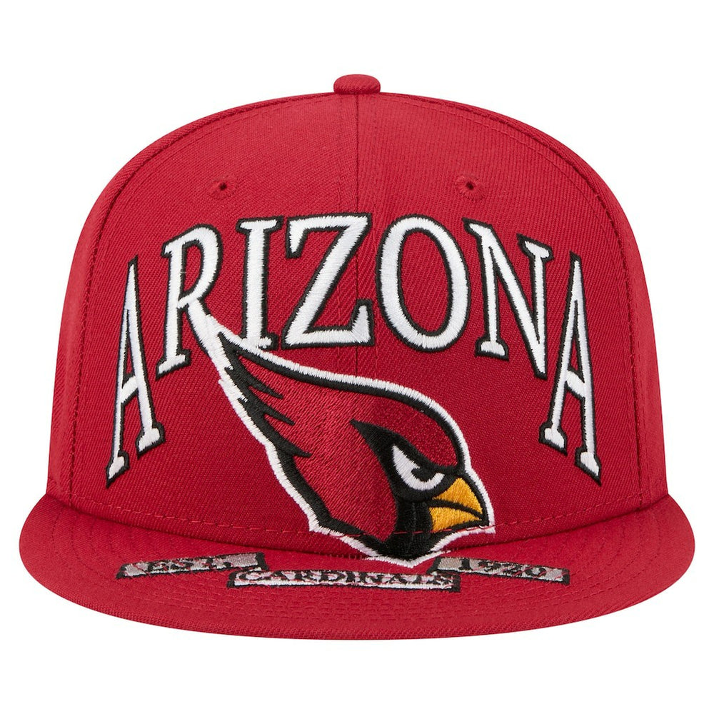 Arizona Cardinals New Era Oversized 59FIFTY Fitted Hat - Cardinal Hats