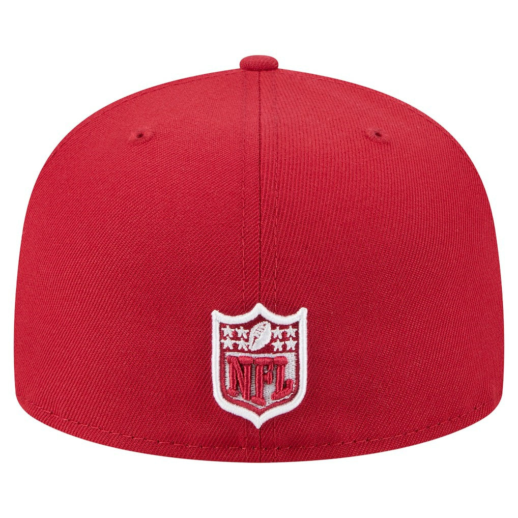 Arizona Cardinals New Era Oversized 59FIFTY Fitted Hat - Cardinal Hats