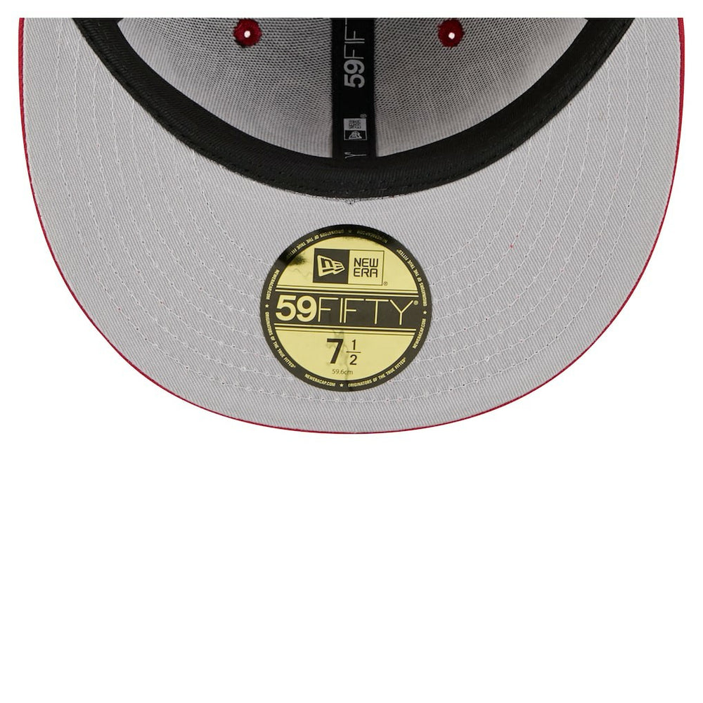 Arizona Cardinals New Era Oversized 59FIFTY Fitted Hat - Cardinal Hats