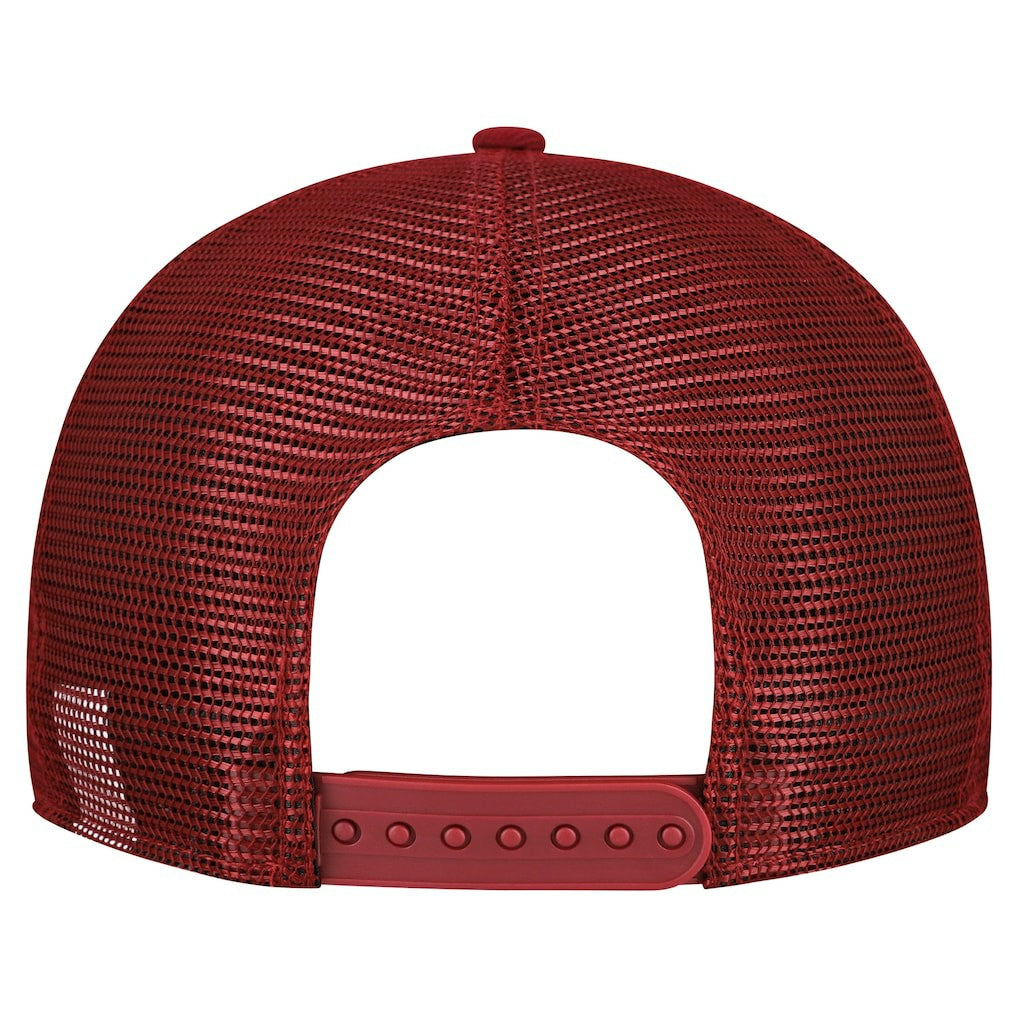 Washington Commanders New Era Cork Split Panel 9FIFTY Trucker Snapback Hat - Gray/Burgundy Hats