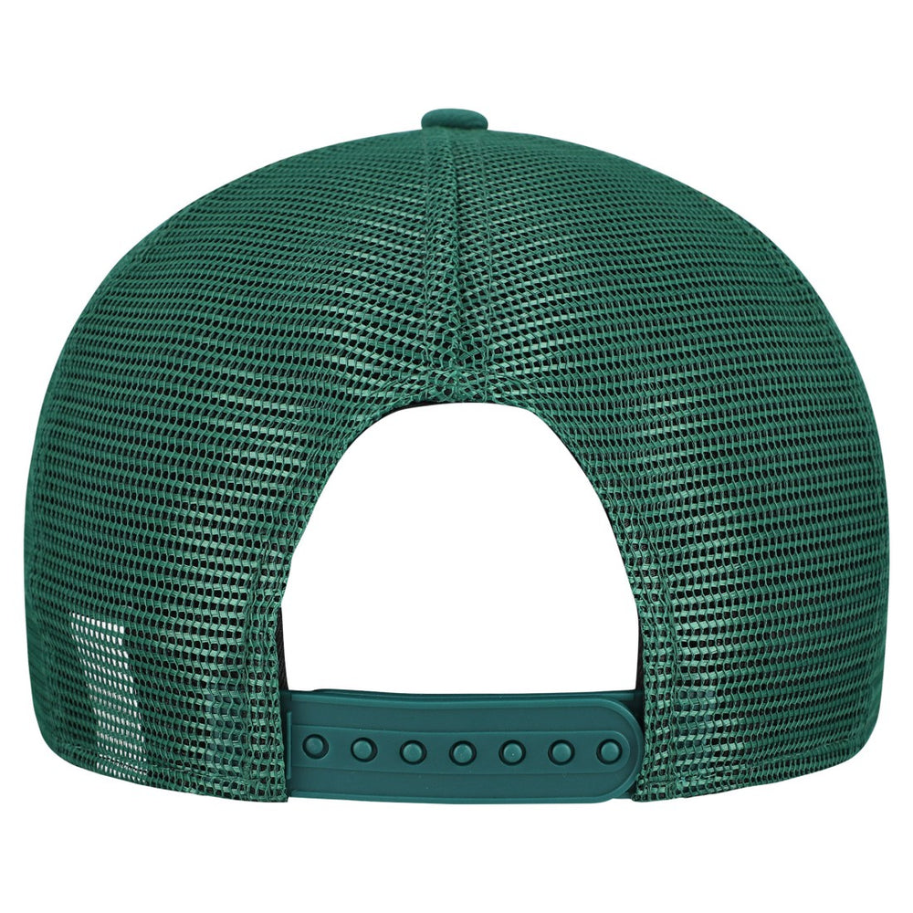 New York Jets New Era Cork Split Panel 9FIFTY Trucker Snapback Hat - Gray/Green Hats