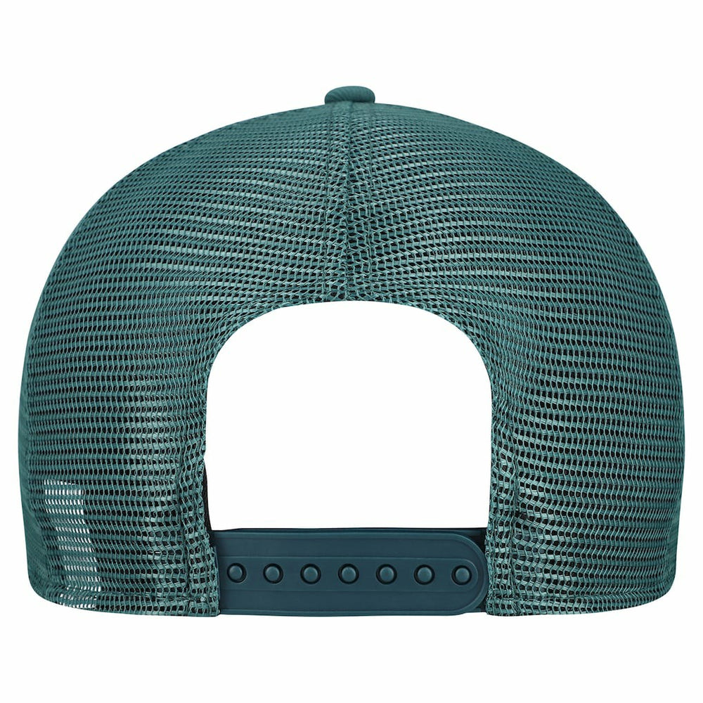 Philadelphia Eagles New Era Cork Split Panel 9FIFTY Trucker Snapback Hat - Gray/Midnight Green Hats
